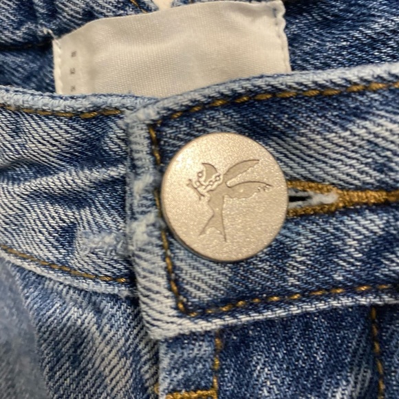 One Teaspoon Safari Jeans Button Fly Distressed Baggy Size 28 - Picture 6 of 13
